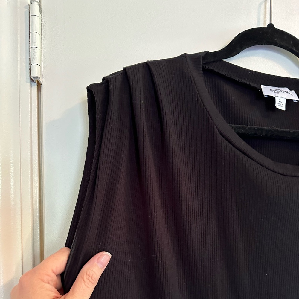 Black Boxy Dress Tank